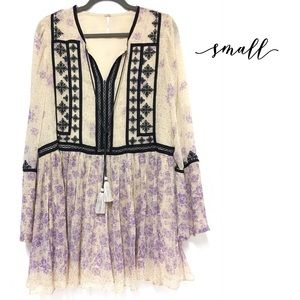 Free People Boho Tunic/Dress with Tassels